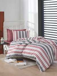 L'essentiel linge de maison Monaco - Rojo clarete